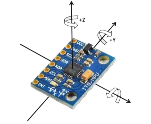 MPU6050 inertial measurement unit