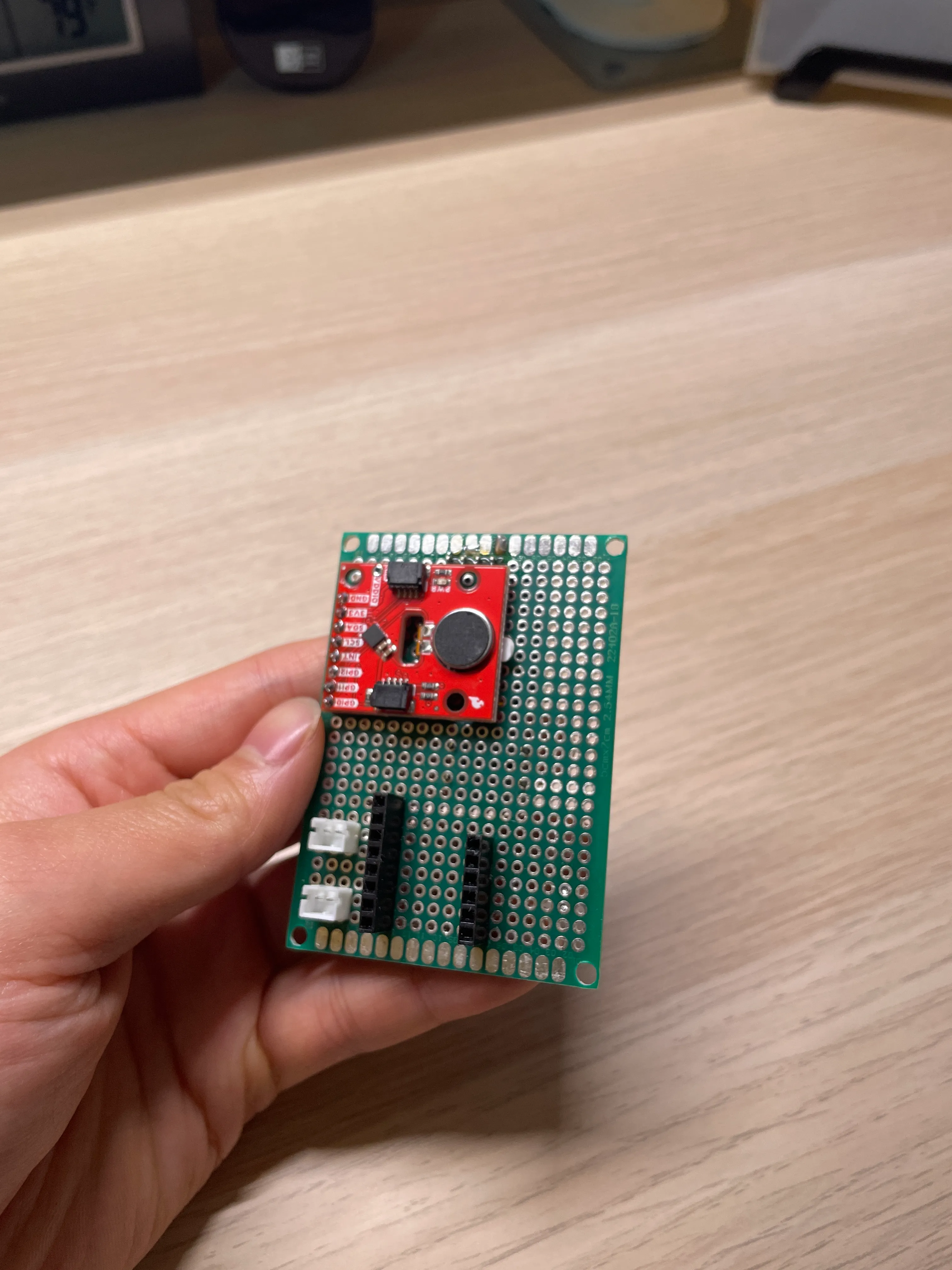 Protoboard back side