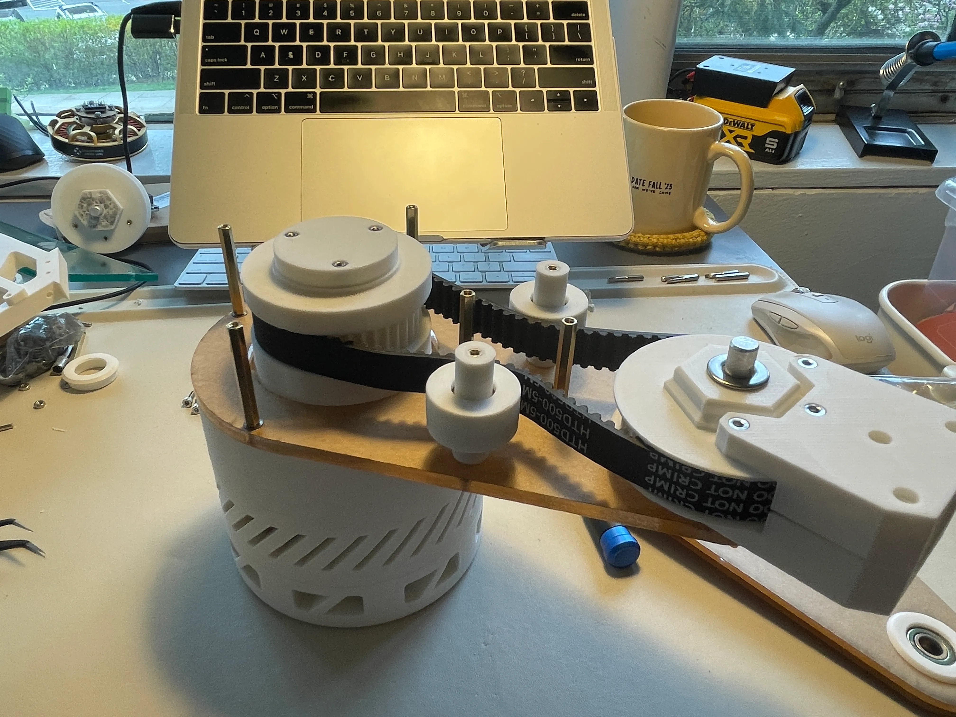 Testing fit for belt tensioners